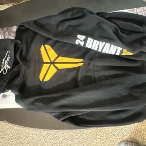 Nike Black and Gold Men's Sweater